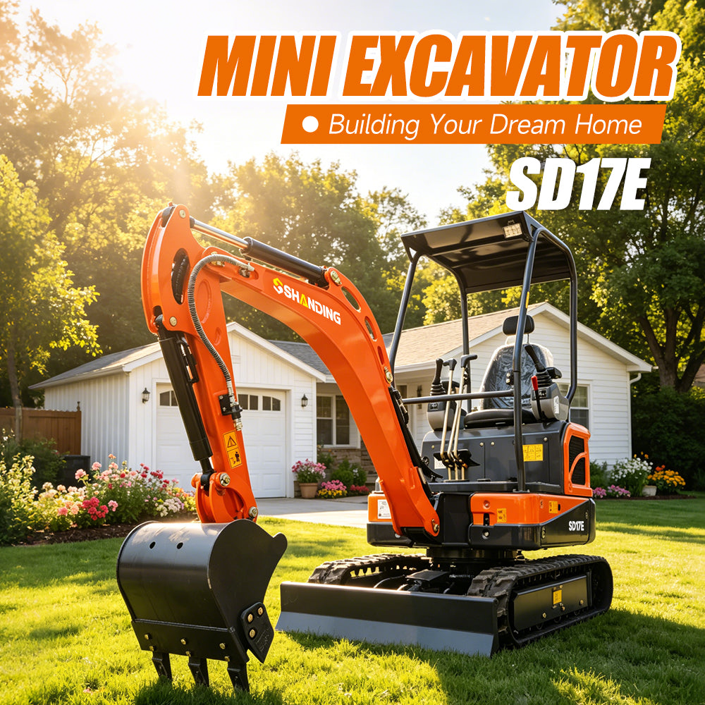 SD17E Mini Excavator 1.7 ton - Image 2